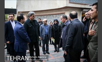 حضور پیروز حناچی در کتابخانه گردی الهام فخاری 1