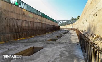 ترمیم و مرمت کانال سرخه حصار در شرق تهران 8