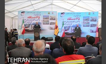 مراسم بهره برداری از 65 دستگاه واگن و لکوموتیو برقی مترو تهران و حومه 16