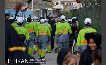 خدمت رسانی شهرداری تهران در شهر کربلا 2