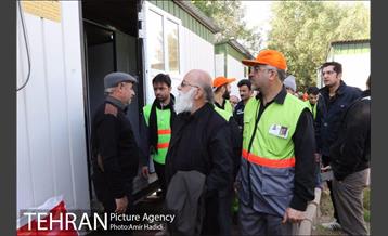 بازدید اعضای شورای اسلامی شهر تهران از خدمات رسانی به زائران اربعین حسینی 11