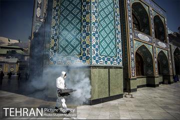 عملیات ضدعفونی امامزاده صالح(ع) 14