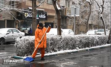 روز برفی تهران - 3 11