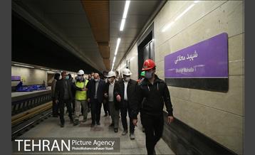 بازدید از ایستگاه مترو باقرخان 5