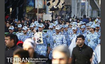 تشییع پیکر سپهبد قاسم سلیمانی و شهدای مقاومت در تهران  3