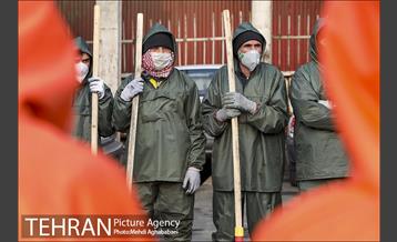 مانور عملیات برف روبی شهرداری منطقه 8