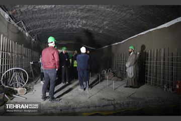 بازدید دانشجویان از پروژه ایستگاه مترو تختی 25