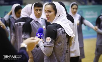 تمرین تیم ملی هندبال زنان ایران 12